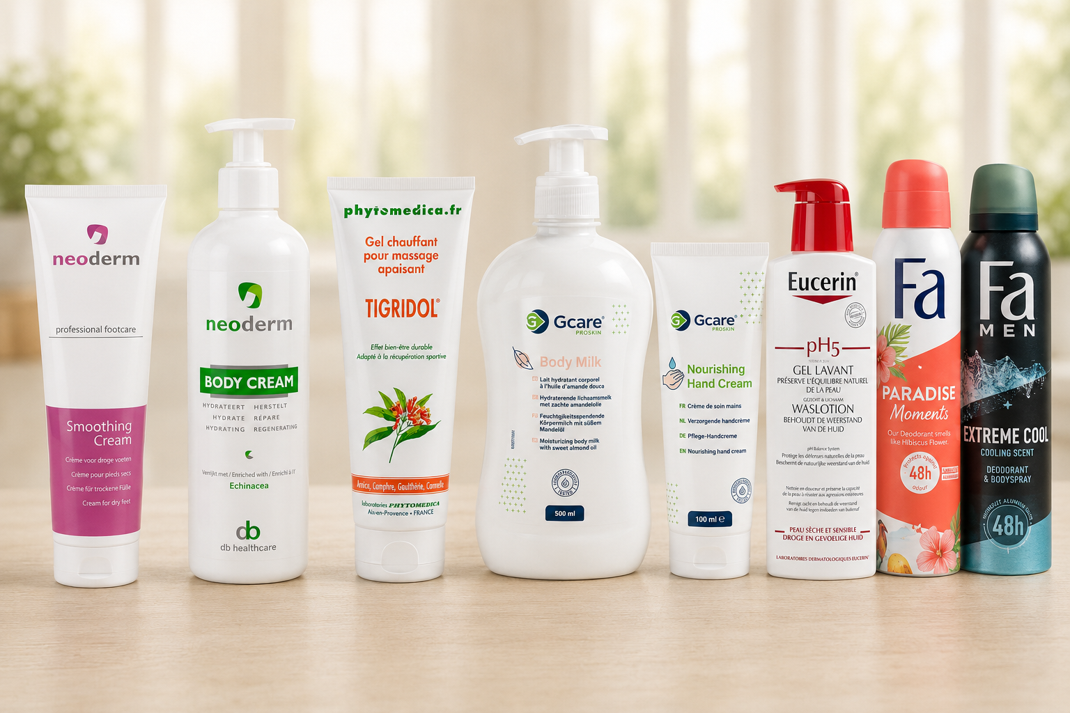 Hygiène du Corps, Soins de la Peau & Crèmes Anti-Douleur | Matériel Médical Belgique