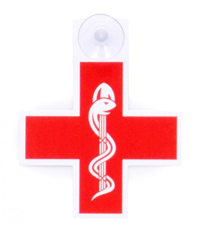Caducées Professionnels avec Ventouse – Identification Médicale Rapide & Sécurisée