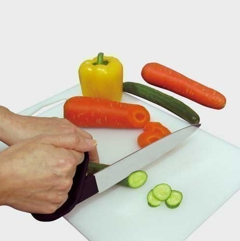 Couteau de Chef avec Manche Ergonomique – Confort Articulaire & Découpe sans Effort
