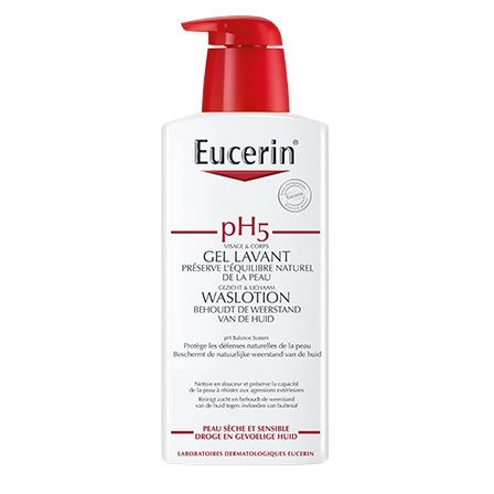 Gel Lavant Protecteur Eucerin pH5 – Haute Tolérance Peaux Sensibles & Allergiques