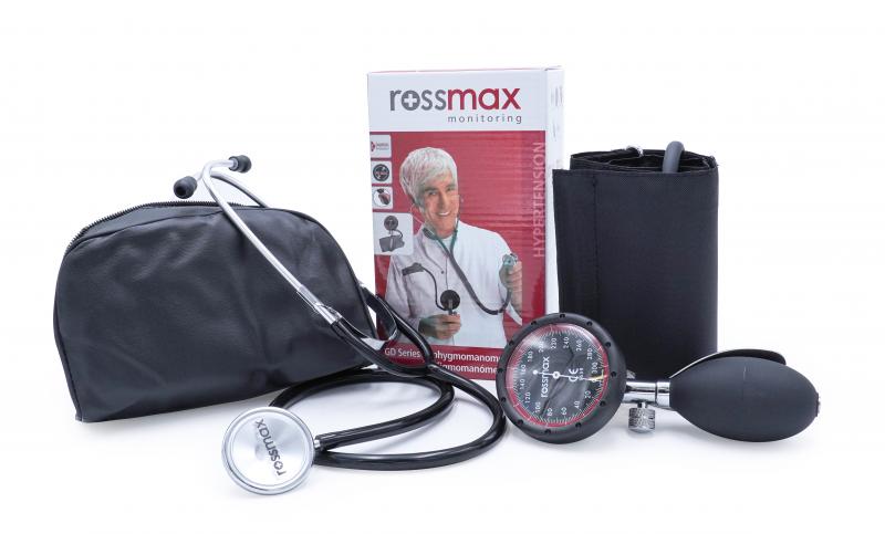 Tensiomètre Rossmax avec Cuillère + Stéthoscope – Pack Manuel de Haute Précision