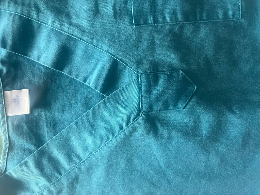 Blouse Médicale Bleu turquoise – Marinière Unisexe