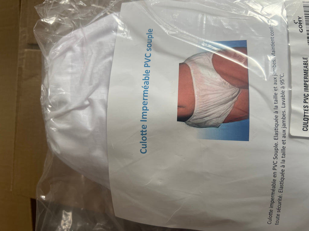 Culottes Imperméables en PVC – Sachet de 5 – Protection & Sécurité Anti-Fuites