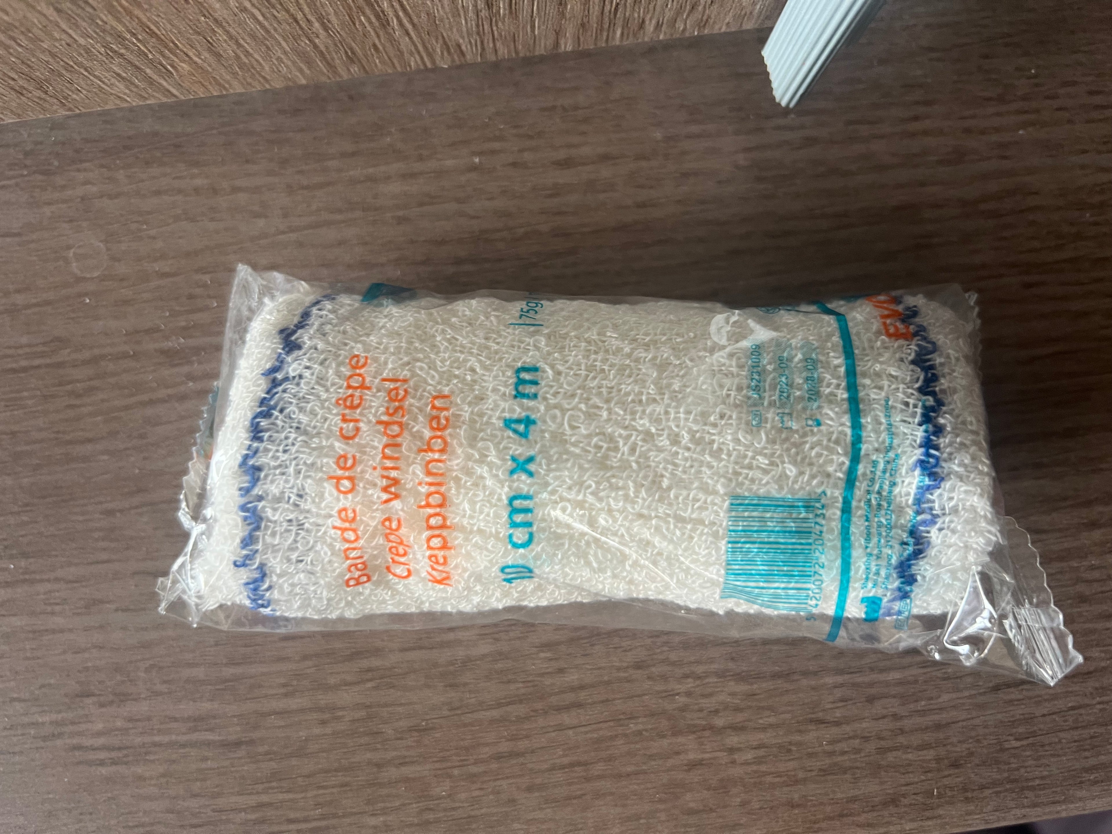 Bandes de Crêpe Evocare – Boîte de 20 – Pur Coton à Élasticité Durable
