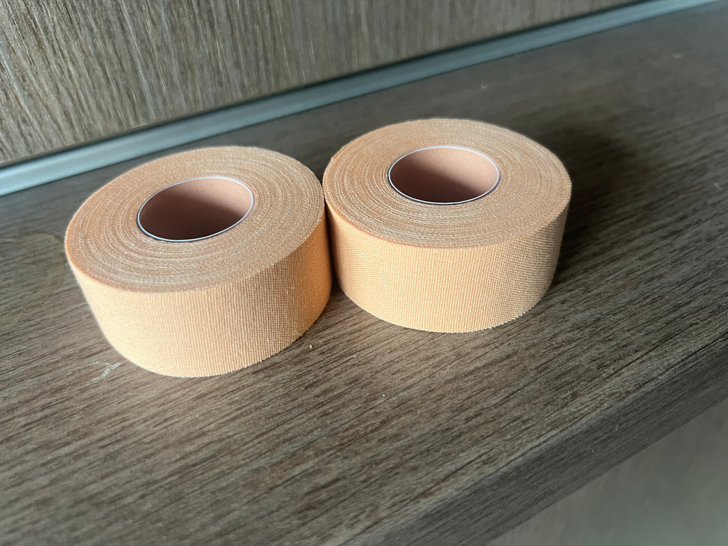 Maimed Tape Textile – 2,5 cm x 9,1 m – Sparadrap en Tissu Taffetas Haute Fixation