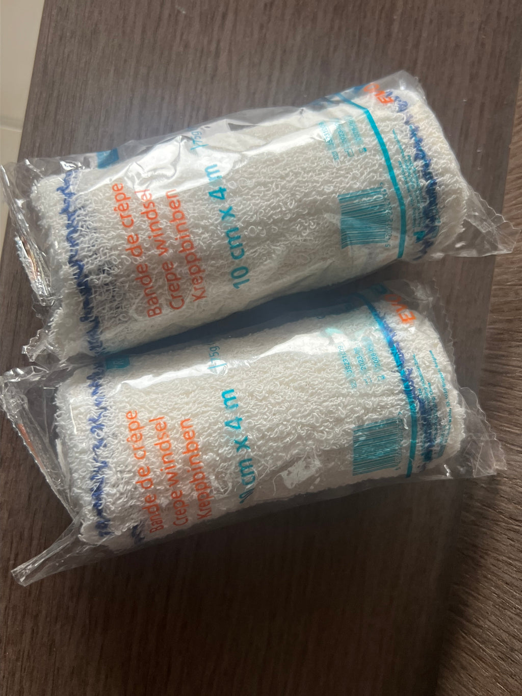 Bandes de Crêpe Evocare – Boîte de 20 – Pur Coton à Élasticité Durable