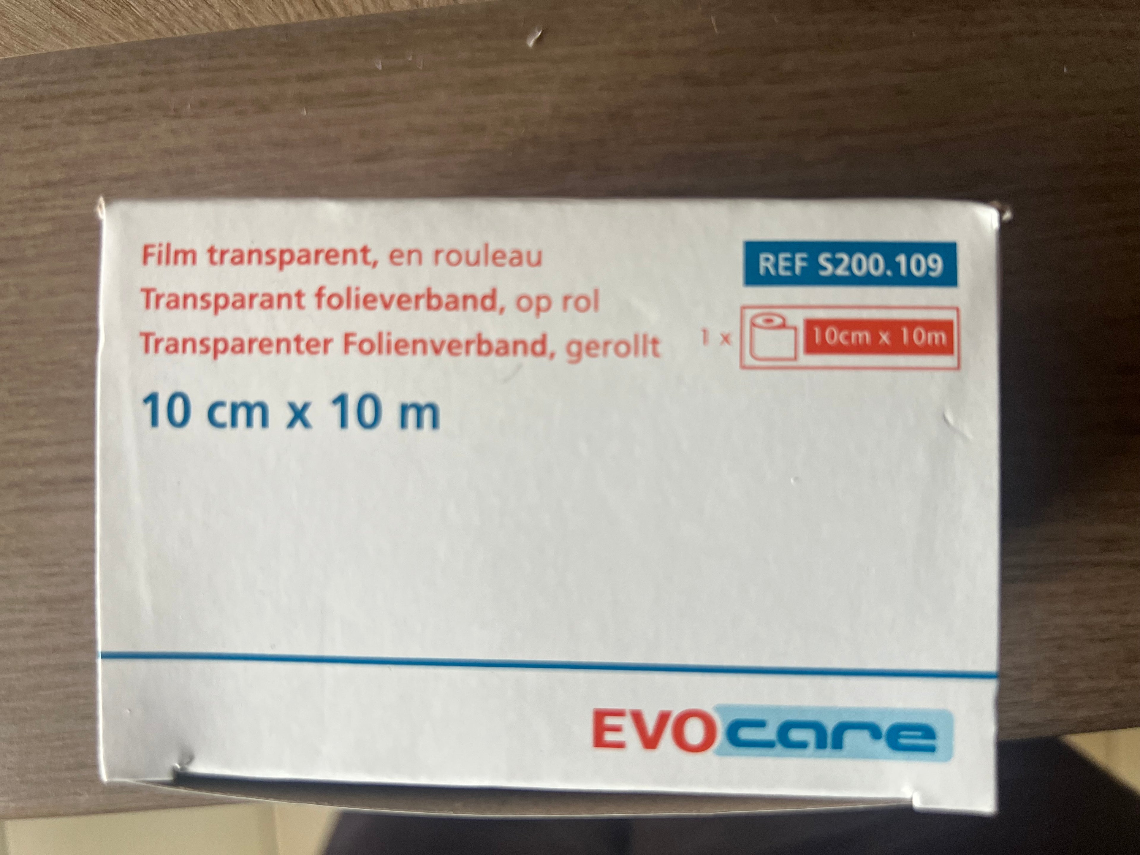 Film Polyuréthane Transparent (10 cm x 10 m) – Rouleau Non Stérile