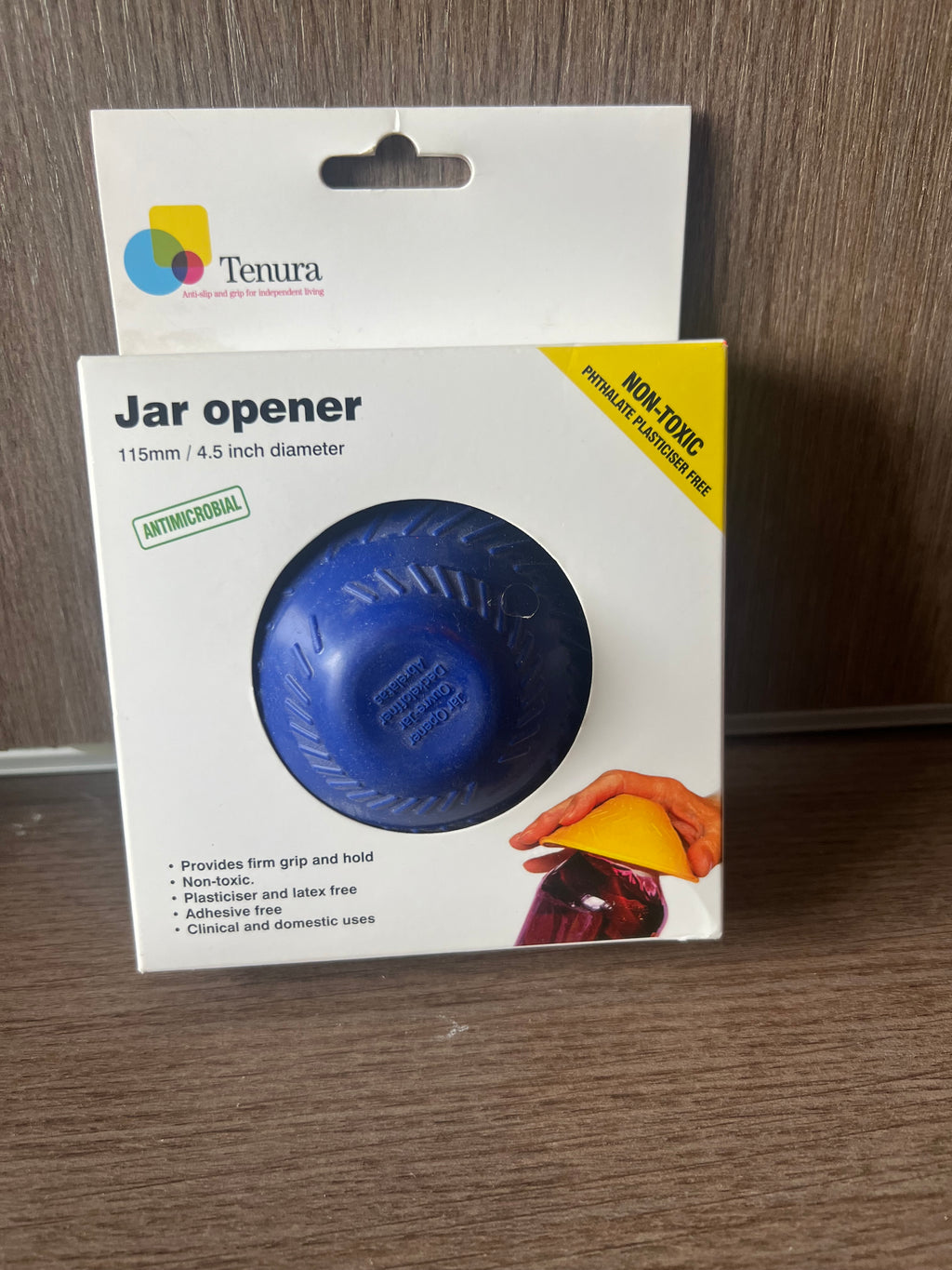 Ouvre-Bocal en Silicone Tenura – Prise en Main Ergonomique & Aide à l'Autonomie