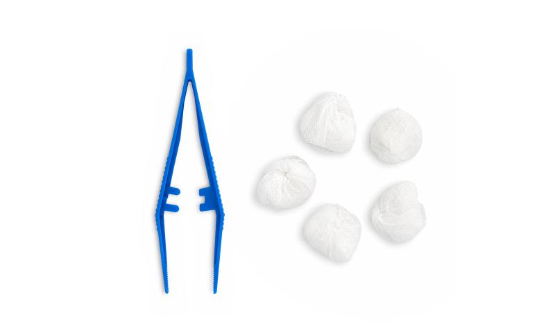 Set à pansement 5 tampons de Gaze - Carton de 50