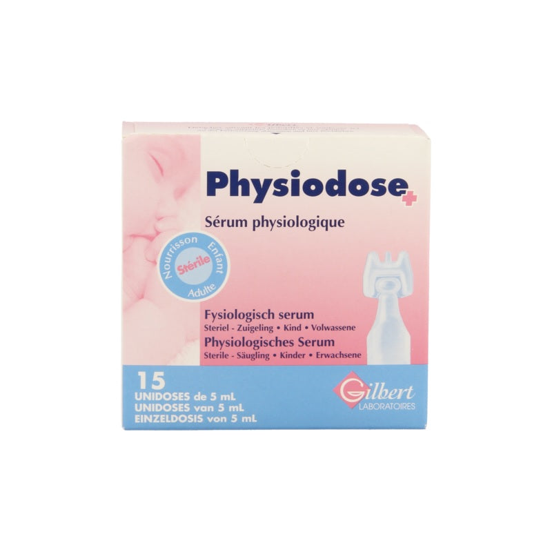 Sérum Physiologique Physiodose (Unidoses de 5 ml) – Solution Isotonique Multi-Usages