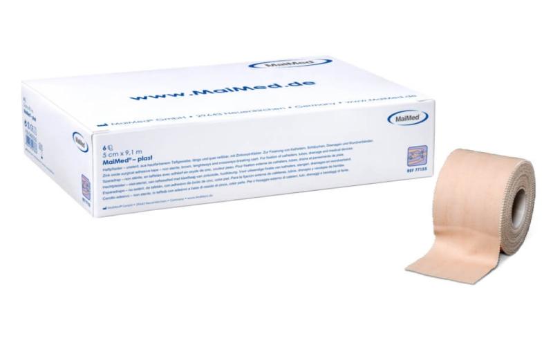 Maimed Tape Textile – 2,5 cm x 9,1 m – Sparadrap en Tissu Taffetas Haute Fixation