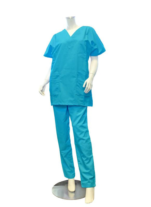 Blouse Médicale Bleu turquoise – Marinière Unisexe